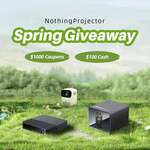 Win $100 Cash from Nothing Projector