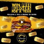 Win 1 of 10 Prizes of Free Burgers for a Year from Hello Harry Burgers