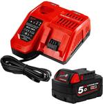 Milwaukee M18B5 5.0Ah 18V Li-Ion Battery $95.20 ($92.82 eBay Plus) Delivered @ Smarttoolsonline eBay