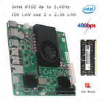10Gbe LAN Intel Alder Lake N100 DDR5 NAS Mini-ITX Motherboard US$169.01 Shipped (AU$269.29) @ SZJN AliExpress