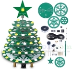 DIY WS2812B RGB LEDs Christmas Tree Soldering Practice Kit US$10.99 (~A$16.27) + US$3 (~A$4.83) Delivery @ ICStation