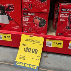 [VIC] Ozito PXC 18V Bluetooth Speaker Skin $20 (Was $39.90) @ Bunnings, Warragul