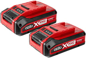 Ozito PXC 18V 4.0Ah Compact Battery PPBP-240 - Twin Pack $89 + Delivery ($0 In-Store/ C&C/ OnePass) @ Bunnings