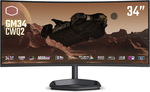 Cooler Master GM34-CWQ2 34" 3440x1440 165Hz VA QD Curved Monitor $379 + Delivery ($0 to Metro/ MEL C&C/ In-Store) @ Scorptec