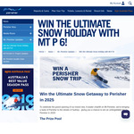 Win The Ultimate Snow Getaway to Perisher in 2025 for 4 People from Perisher