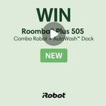 Win a Roomba Plus 505 Combo Robot + AutoWash Dock from iRobot Australia
