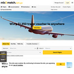 Win a $1,350 Travel Voucher from Mix and Match Travel