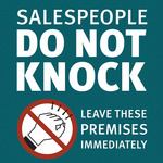 'Do Not Knock' Stickers: Free & Delivered @ Office of Fair Trading, QLD Government