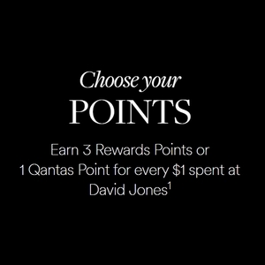 Earn 1 Qantas Point Per $1 Spent @ David Jones (David Jones Rewards Membership Required)