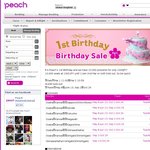 Peach Airlines Birthday Sale 1000JPY (Approx $10AUD) - Flying from KIK (Osaka)