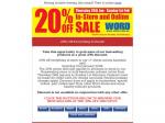 WORD's 20% Off In-Store and Online Sale, 29 Jan to 1 Feb