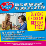 Cold Rock Icecream - Buy 1 Get 1 Free
