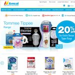 20% of Tommee Tippee Range at amcal.com.au