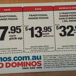 Domino's Value Pizzas $4.95, Traditional Range Pizzas $7.95 and More