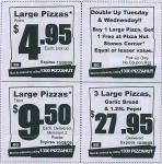 Pizza Hut - $4.95 Large Pizzas coupon