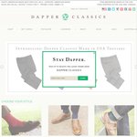 Dapper Classics - 20% off ALL Socks Today Only (US Time)