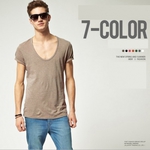 Men's Style Simple Big Round Neck under T-Shirt, US $3.99 Free Shipping @ Banggood