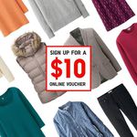 Sign up to Uniqlo Australia Email Newsletter to Receive a FREE $10 Online Voucher (Min. $100 Spend)