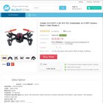 46% OFF- $38.78 AUD-Hubsan X4 H107C 2.4g 4CH R/C Quadcopter (Mode 2) + Free Shipping @Allbuy.com