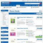 20% off iTunes Cards at Officeworks