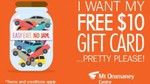 Free $10 Gift Card @ Mount Ommaney Shopping Centre (QLD)
