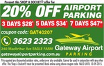 20% Off Airport Parking from Gateway Airport Parking [Brisbane, QLD]