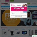 DealsDirect - Sitewide Free Shipping - Today Only (Sun) + 10% Discount