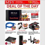 SanDisk SSD Plus 120GB + Ultra microSD 32GB $68 @ MSY