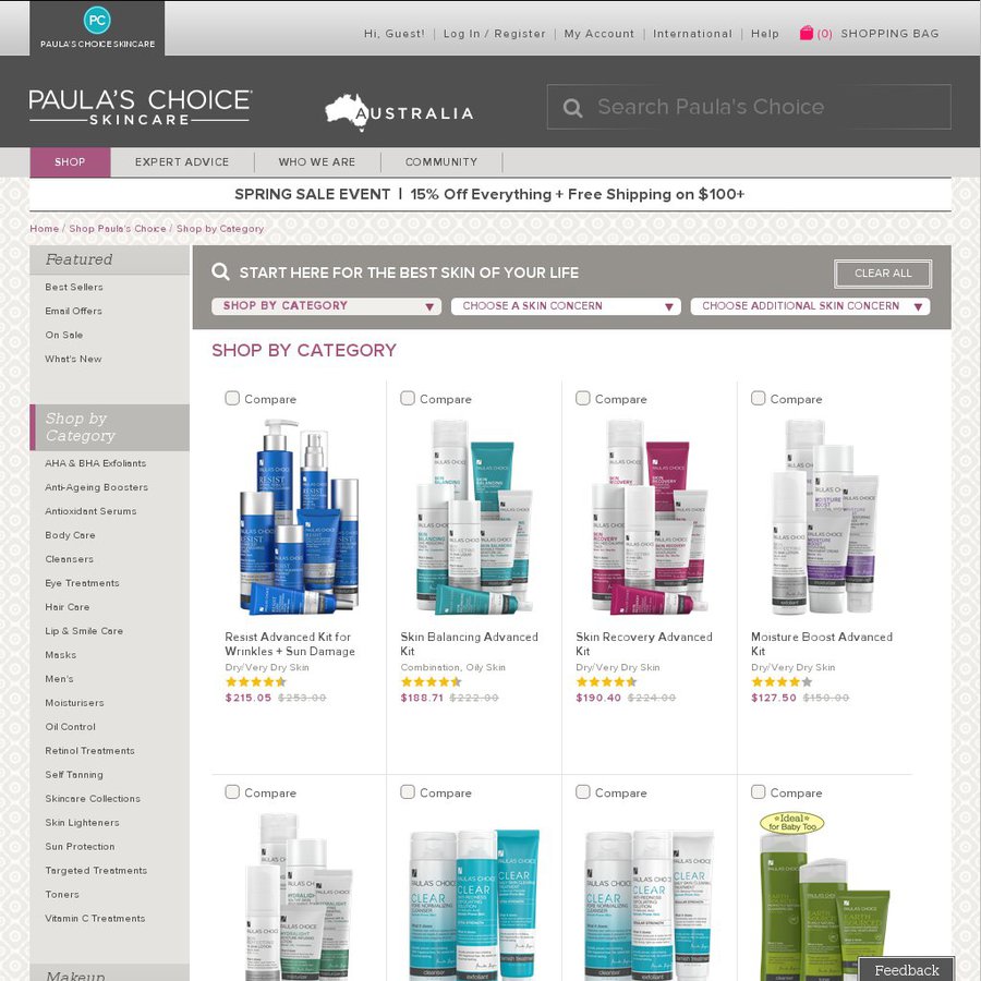 Paula's Choice Australia 15 off Everything and Free Shipping on 100+ OzBargain Paula's Choice Australia 15 off Everything and Free Shipping on 100+ OzBargain