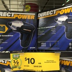 Direct Power Ni-Cd Cordless Screw Driver $10 @ Woolworths