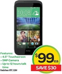 HTC Desire 320 Vodafone $99 Woolworths