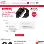 Win an Apple Watch 38mm Space Grey (Valued at $499) from Crazy Sales