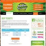 2 for 1 Tickets to The Natural and Organic Supershow [VIC] ($15 for 2 People)