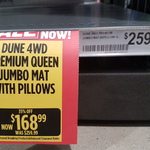 Dune Premium Jumbo Mat with Pillow Maroon & Violet Queen $168.99 (Was $259.99) @ Anaconda