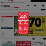 House - Additional Savings - 25% off over $500, 20% over $200, 15% over $100, 10% over $50 - Free Shipping over $89