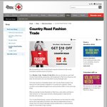 Win 1 of 5 $500 Country Road Gift Cards [Donate Second-Hand Item of Country Road Clothing to Red Cross Shop to Enter]