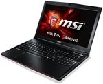 MSI Laptop GP62 6QF-1204AU, 15.6" FHD, i7-6700HQ, 16GB DDR4, 1TB-HDD+128G-SSD GTX960M 4G, WIN10 - $1587 @ Notebooks R Us