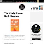 Win a Copy of Sam Carmody's The Windy Season from The Weekly Review (VIC)