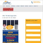 [WA] 3.25kw Solar Panel System (10x 325W Panels) for $2999. 6kw (18x 325W Panels) for $4690 Fully Installed @ Esolar