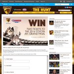 Win Two Tickets to The 2016 Toyota AFL Grand Final from Hawthorn FC