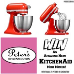 Win a KitchenAid Artisan Mini Stand Mixer with Spiraliser Attachment Worth $799 from Phoodie