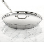All-Clad Stainless Steel 12" Covered Fry Pan $143.16 + $25.95 Delivery @ Macy's