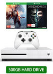 500GB Xbox One S Console + Battlefield 1 Download Code + Dishonored 2 for $359 @ EB Games