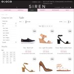 50% off Already Reduced Sale Items @ Siren Shoes