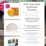 Win 1 of 3 100ml Pete Evans Daily Moisturiser Packs Worth $64 Each from Ecology Skincare