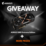 Win a Gigabyte AORUS GeForce® GTX 1080 Xtreme Edition 8G Worth $1,149 & Other Prizes from Gigabyte Xtreme Gaming