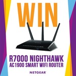 Win a Netgear R7000 Nighthawk Smart Wi-Fi Router Worth $229 from Mwave