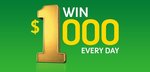Win 1 of 31 Prizes of $1000 during July with 1cover.com.au