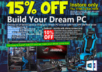 15% off Build Your Dream PC @ MSY