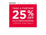 25% off Sale Merchandise in Sussan